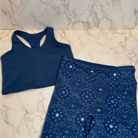 Blue Patterned Athletic Set - Picture 4 of 4